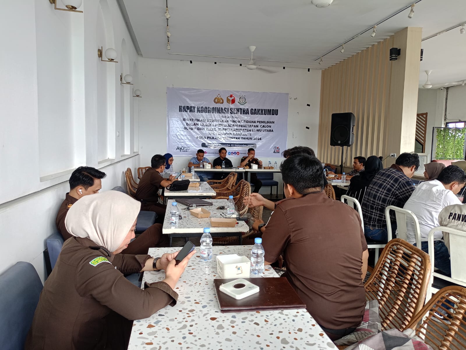 Rapat Koordinasi Sentra Gakkumdu Bawaslu Luwu Utara 