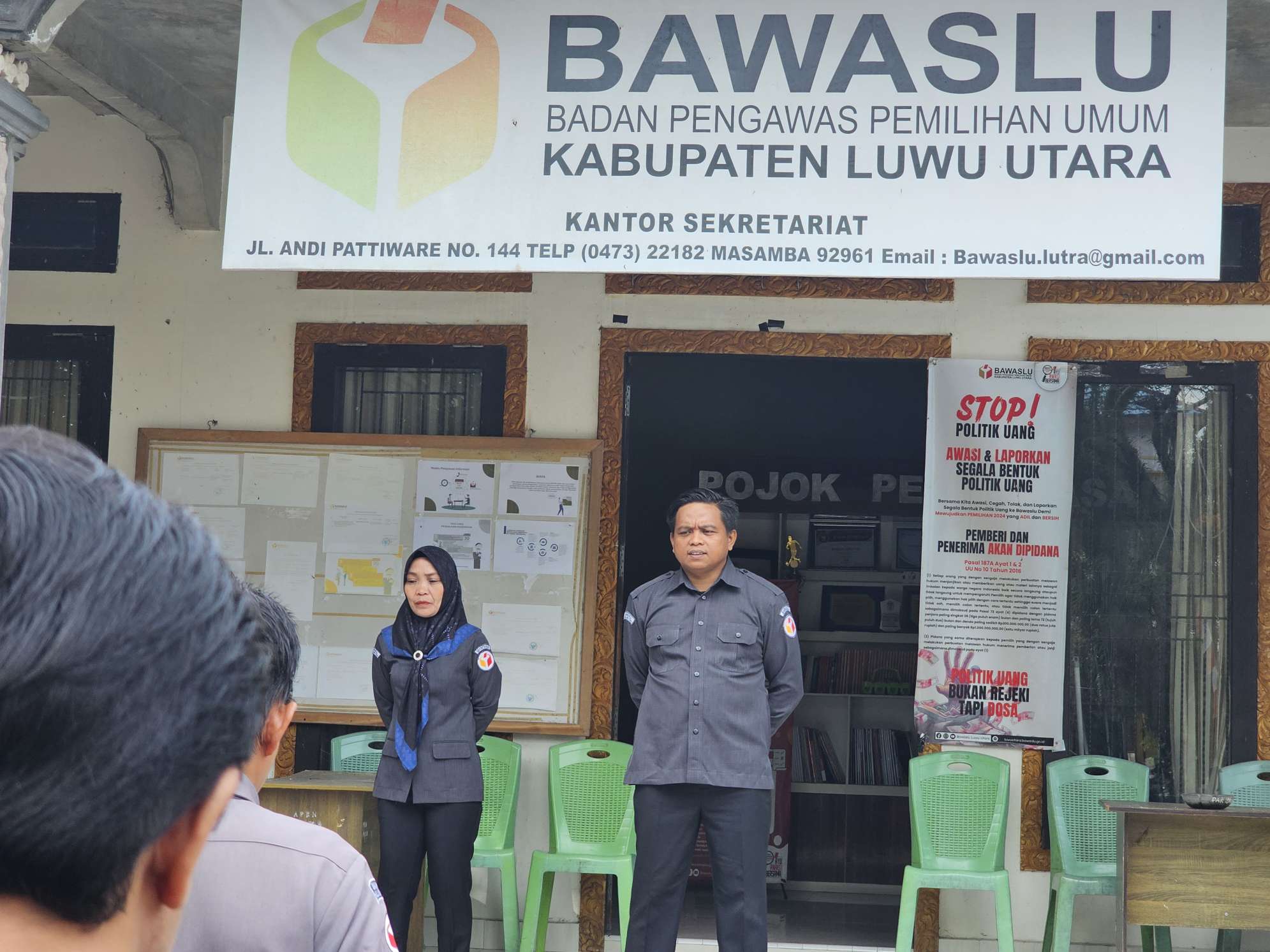 Apel pagi Sekretariat Bawaslu Kabupaten Luwu Utara 