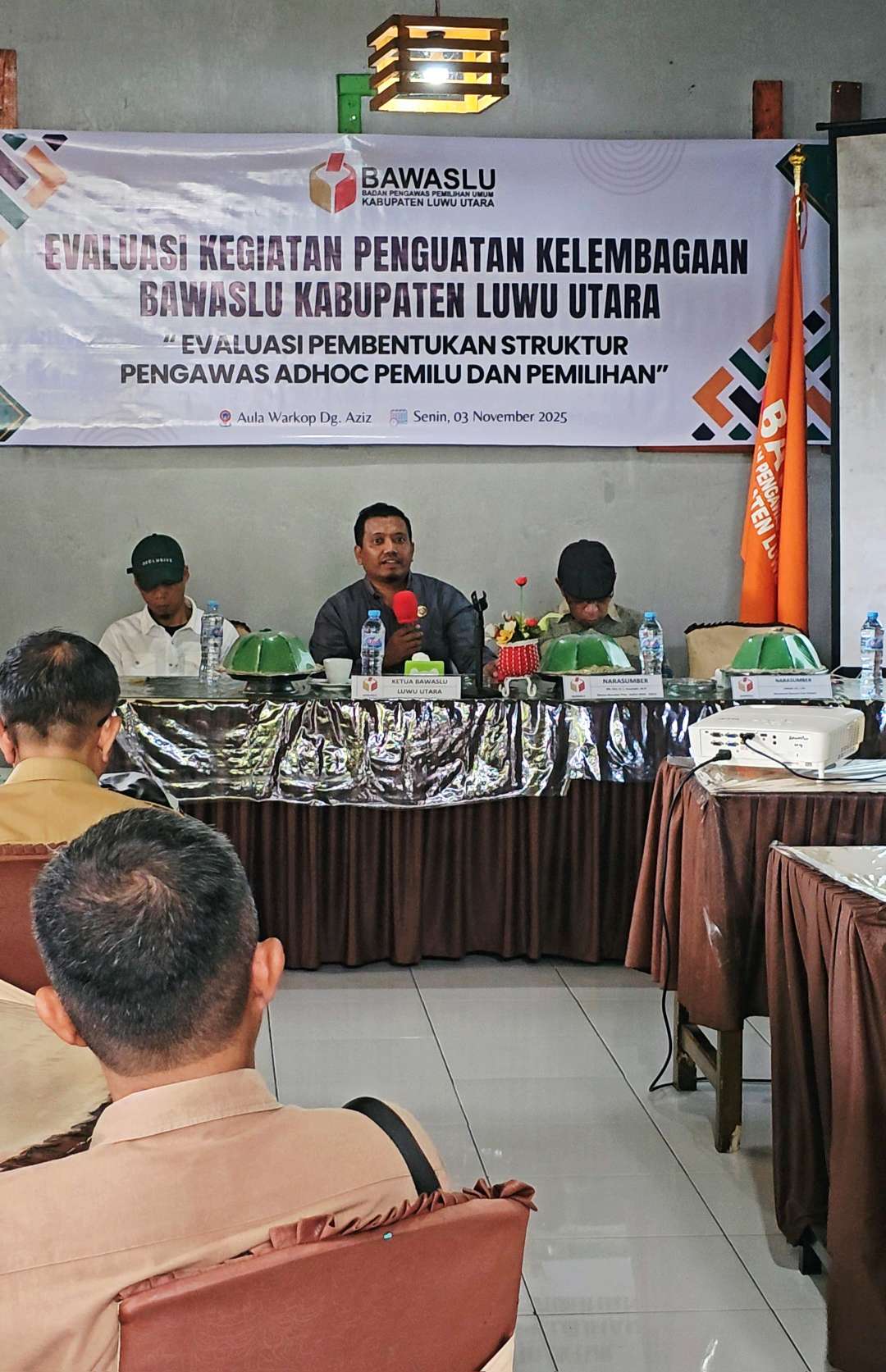 Sambutan Ketua Bawaslu Kabupaten Luwu Utara