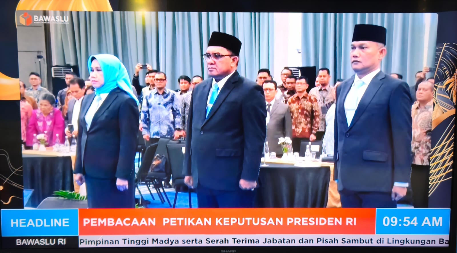 Pelantikan Sekjen Bawaslu RI 