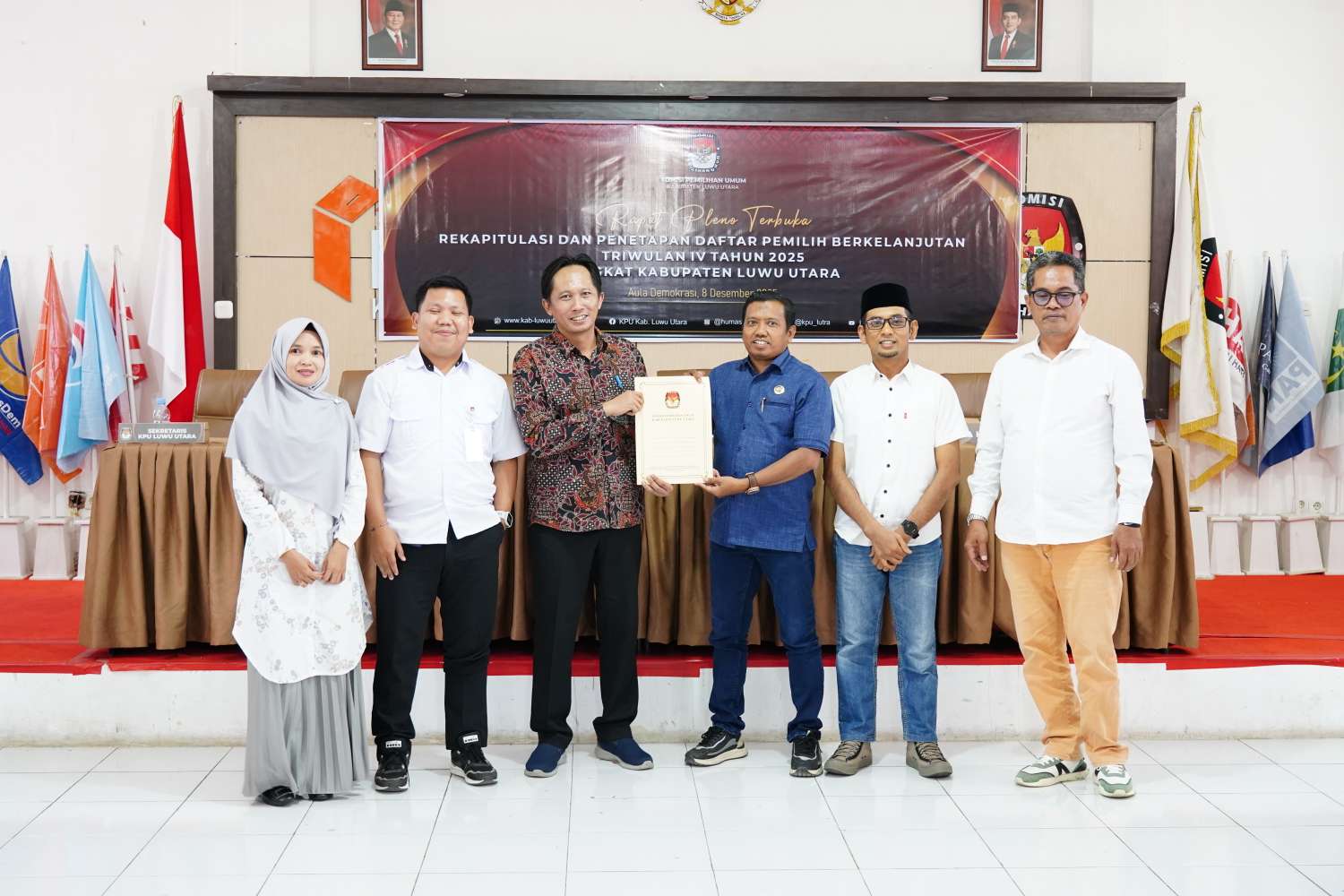 Pleno Terbuka Rekapitulasi Daftar Pemilih Berkelanjutan Triwulan IV 