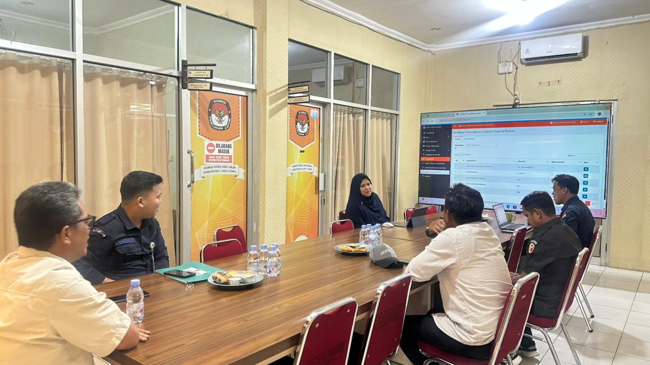 Verifikasi Pemutakhiran Data Parpol 