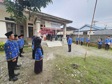 Upacara HUT Kemerdekaan yang ke-80 