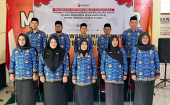 PELANTIKAN DAN PENGAMBILAN SUMPAH/JANJI PEGAWAI PEMERINTAH DENGAN PERJANJIAN KERJA (PPPK) TA. 2024 TAHAP I DI LINGKUNGAN BADAN PENGAWAS PEMILIHAN UMUM