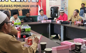 Sambutan Anggota Bawaslu Luwu Utara Supriadi 