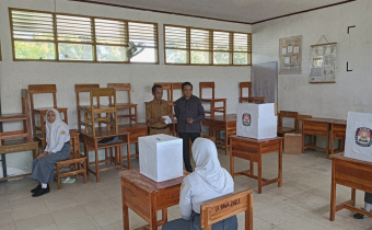 Bawaslu Kabupaten Luwu Utara Hadiri Pemilihan Ketua OSIS di SMA 2 Negeri Luwu Utara